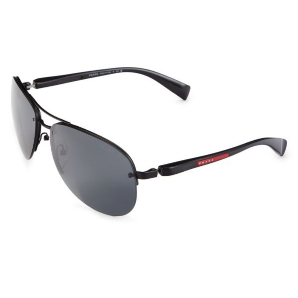 Prada 65MM Aviator Sunglasses - Picture 3 of 3